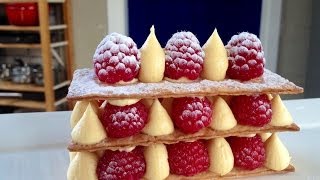 Jules Cooking Millefeuille van passievrucht en framboos [upl. by Natika134]