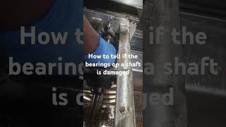 How to check your bearings bearings shafts engineering electricmotor mechanical [upl. by Cheria]