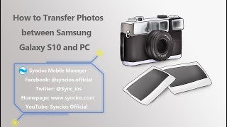 How to Transfer Photos between Samsung Galaxy S10 and PC [upl. by Adelric400]