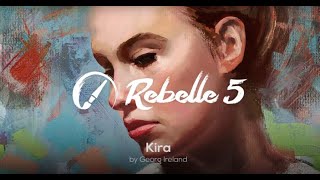 Rebelle 5 Speed Paint  Portrait of Kira by Georg Ireland [upl. by Nairda]