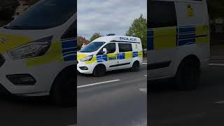 Met police Custody Van Heading to Feltham Prison hounslow londonbus travel transportforlondon [upl. by Ojyllek]