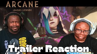 Arcane Season 2  Official Trailer  Reaction [upl. by Ellenad421]