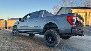 2023 F150 Platinum Leveling Kit and 35x1250 Overview [upl. by Alleiram]