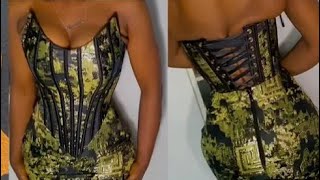 How to cut an OVERBUST CORSETBUSTIER DETAILED [upl. by Anihsit215]