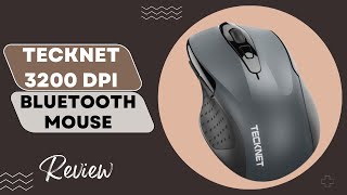 TECKNET Bluetooth Mouse 3200 DPI Wireless Mouse BT50 amp 30 Review [upl. by Nyrhtac]