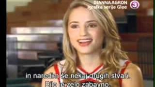 Dianna Agron GLEE Interview [upl. by Lorena]