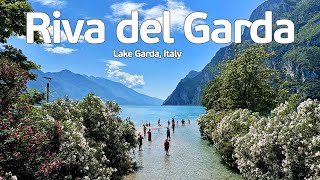 Riva del Garda walking Tour 🦆 Lake Garda Italy 4K HDR [upl. by Caril]