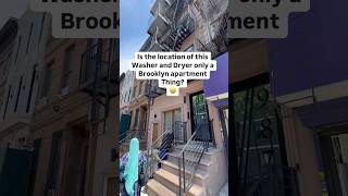 Is this WasherDryer location a Brooklyn thing 😝 realestate nyc [upl. by Iaht565]