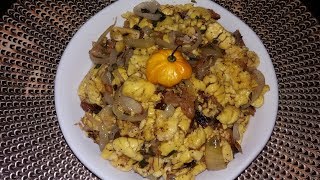 Authentic Jamaican Ackee and Saltfish From Scratch [upl. by Goulder]