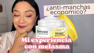 ¿hidratante antimanchas LOW COST 👀 Serum Gel Vitamina C de Garnier RESEÑA 💜 Soy Anabel [upl. by Allcot]