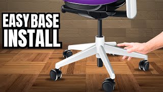 How To Remove and Install The Base on an Office Chair [upl. by Norak]