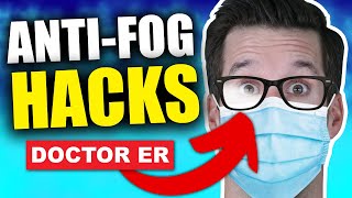 How to Stop Glasses From Fogging Up When Wearing a Mask — HACKS THAT REALLY WORK  Doctor ER [upl. by Isolde]