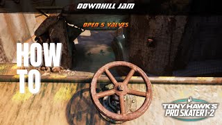 How To Open All The Downhill Jam Valves  THPS 12 No Commentary [upl. by Llechtim687]