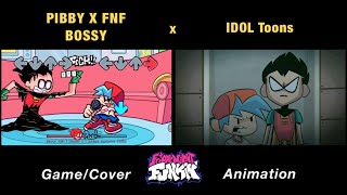 Pibby Corrupted “BOSSY” But Everyone Sings It  Come Learn With Pibby  GAME x FNF Animation [upl. by Gizela735]