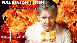 Fifteen Shades of Ramsay  Hells Kitchen Full Season 15 Marathon [upl. by Dnamra]