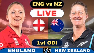 Live England Women vs New Zealand Women 1st ODI Match  ENGW vs NZW Live Score And Commentary 2024 [upl. by Almap]