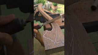 Axe restoration amp Making an axe handle from exotic wood satisfying woodworking [upl. by Ellison]