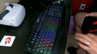 REDRAGON  S1015 Keyboard amp Mouse Gaming Bundle with Backlighting  Unboxing and Setup [upl. by Georgi]