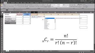 PTSD Combinations Supplemental Video Calculations [upl. by Huskey]