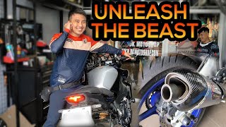 Unleash The MT10 SP  Yoshimura Exhaust Without Silencer [upl. by Rabi10]