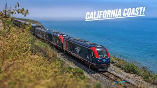 4K Trains of the SCENIC California Coast July 2024 [upl. by Terrej]