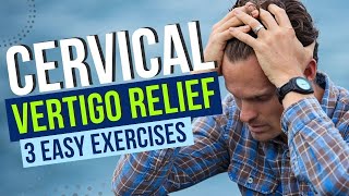 Cervical Vertigo Cervicogenic Dizziness RELIEF EXERCISES [upl. by Halvaard]