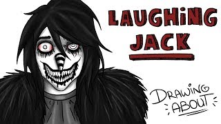 LAUGHING JACK  Draw My Life Creepypasta [upl. by Linsk]