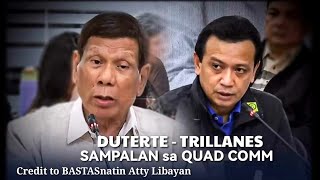 SAMPALAN  TRILLANES vs DUTERTE SA QUAD COMMITTEE FOR SIGNING A WAIVER [upl. by Anabel]