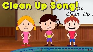 Clean Up Song for Children  by ELF Learning [upl. by Skylar388]