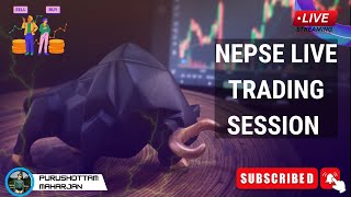 Nepse Live Trading Session  nepse sharemarket Nepseupdate purushottammaharjan [upl. by Alastair]