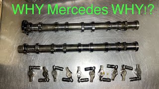 Mercedes  Camshafts and Rockers amp Tappets replacement  OM654 220d [upl. by Asiled]