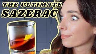 HOW TO MAKE THE BEST SAZERAC COCKTAIL  New Orleans Rye Whiskey Classic Cocktails  Ciara O Doherty [upl. by Randall]