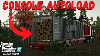 Autoload Logs For Console  Farming Simulator 22 Platinum [upl. by Fortunna95]