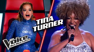 Tremendous TINA TURNER song covers  The Voice Best Blind Auditions [upl. by Emmet926]