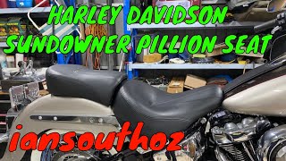 Harley Davidson Sundowner Pillion Seat [upl. by Jain]