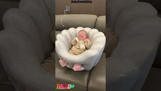 How Can I Make My Baby Sit Up Safely Try the Baby Support Seat SofaShorts [upl. by Naval]