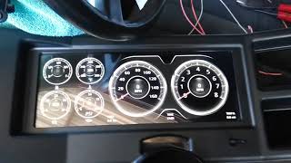 Autometer digital dash install 83 Chevy [upl. by Ssegrub519]