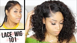 HOW TO APPLY LACE WIG FOR BEGINNERS  EASY [upl. by Gold]