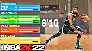 NBA 2K22 NEXT GEN 610 KEVIN DURANT GLITCH BUILD FACILITATING 3 LEVEL 2 WAY NBA 2K22 BEST SF BUILD [upl. by Neelyam190]