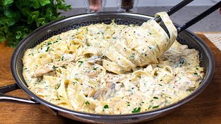 Ich habe noch keine so leckere Pasta gegessen Berühmtes AlfredoFettuccineRezept mit Hühnerbrust [upl. by Lewison768]