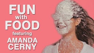 Fun with Food in Slow Motion with Amanda Cerny [upl. by Halie791]