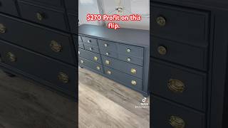 270 profit on this Broyhill Dresser Furniture Flip sidehustle furnitureflip diy money [upl. by Alanah740]