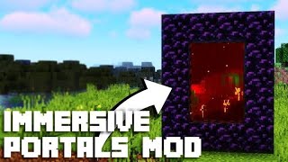 Immersive portal mod for minecraft pe 119  immersive portal mod mcpe 119  portal mod mcpe 119 [upl. by Pellegrini]