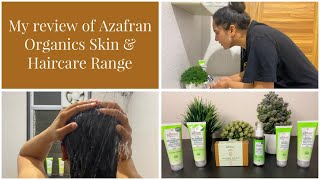 My review of Azafran Organics Skin amp Haircare Range  Azafran Organics [upl. by Nojel]