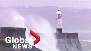 Storm Bella batters UK leaves major flooding in its wake [upl. by Aremaj]