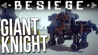 Besiege Alpha Gameplay  Giant Horse and Knight  Besiege Sandbox Gameplay [upl. by Davie253]