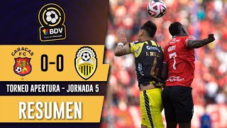 Luchado clásico en ambas áreas  Caracas Vs Táchira  LigaBcodeVenezuela  Jornada 5  LigaFUTVE [upl. by Niuqaoj]