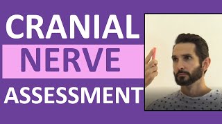 Cranial Nerve Examination Nursing  Cranial Nerve Assessment IXII 112 [upl. by Nehemiah]