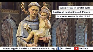 Santa Messa in diretta dalla Basilica del Santo a Padova [upl. by Lissak]