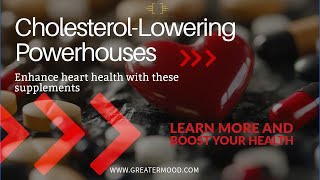 Top Cholesterol Lowering Supplements To Boost Your Heart Health [upl. by Masry]